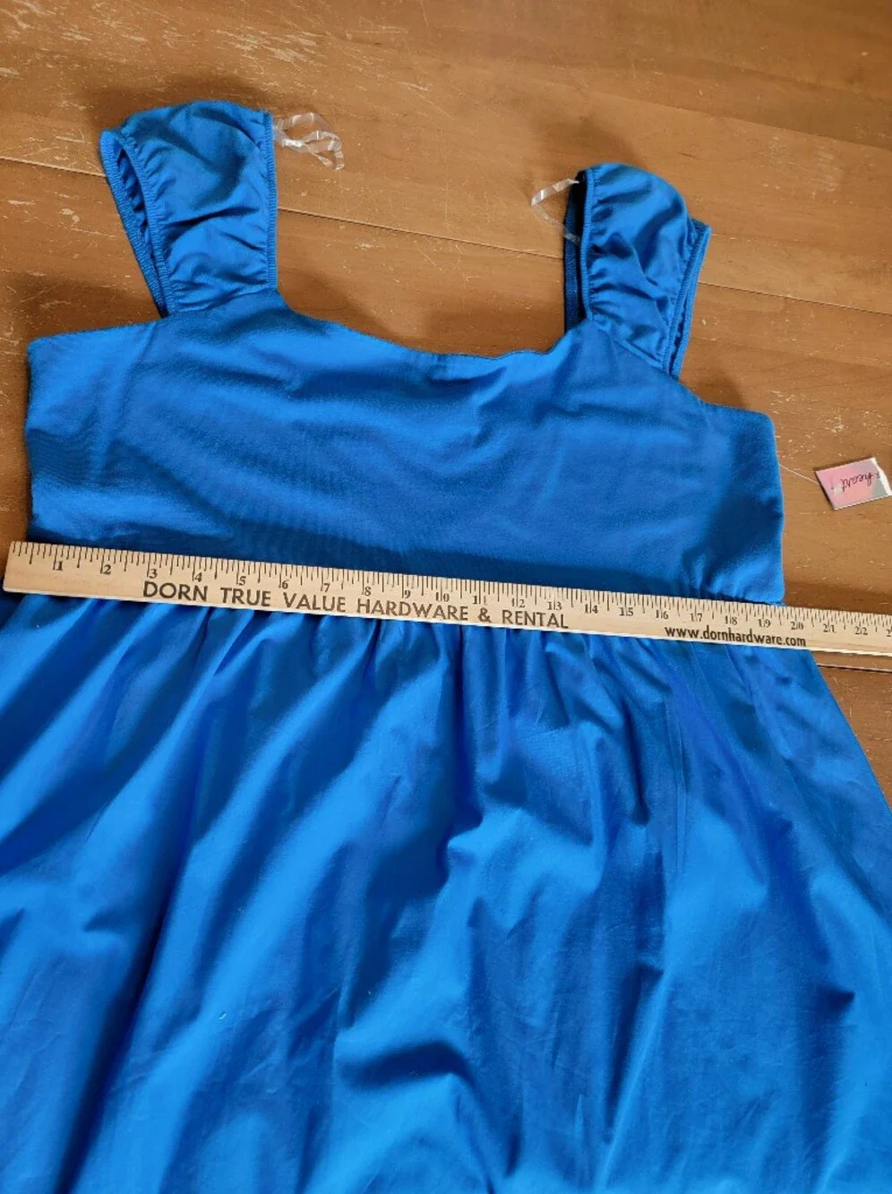 Derek Heart Royal Blue Midi Sleeveless Square Neckline Sundress Sz 2X NWT - Picture 9 of 14